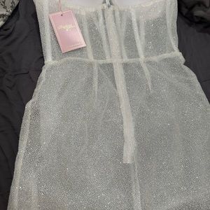 NWT Seraphina collection champagne sparkle dress.